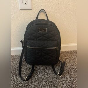 Black Kate spade backpack